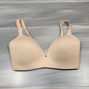 NATORI BRA PURE LUXE WIRELESS CONTOUR BRA Beige 32DD 723321